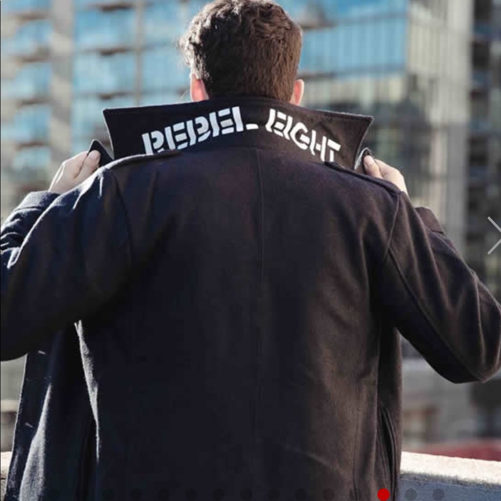 Rebel8 Rudie Jacket Peacoat - Picture 7 of 8